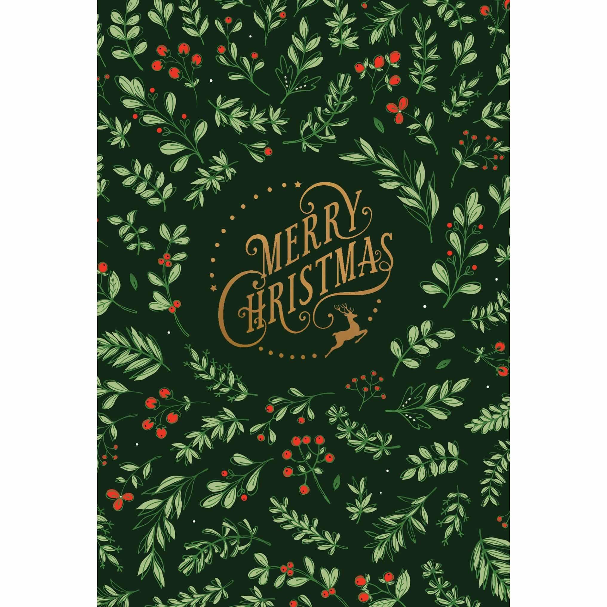 Pictura Christmas card featuring a festive design with "Wish You A Very Merry Christmas" message for brother and family.